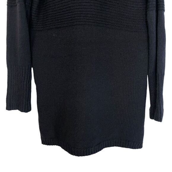 WD.NY Black Sherpa Knit Cardigan Coat - Picture 8 of 8